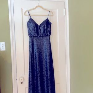 Bari Jay navy sequined dress.